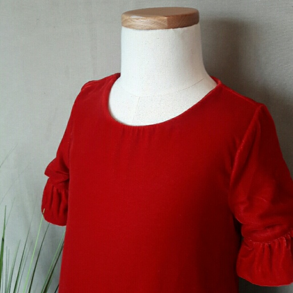 Gymboree Ruffled Velvet Dress - Picture 2 of 6